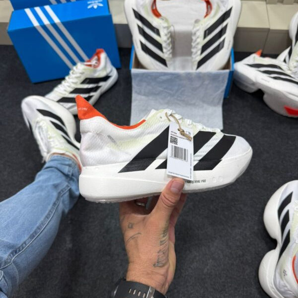Adizero Evo Pro Branco Preto Laranja