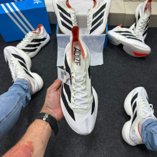 Adizero Evo Pro Branco Preto Laranja