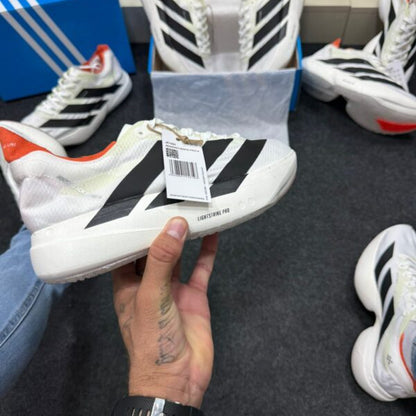 Adizero Evo Pro Branco Preto Laranja