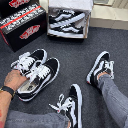 Vans Knu Vulcanizado Premium Preto e Branco