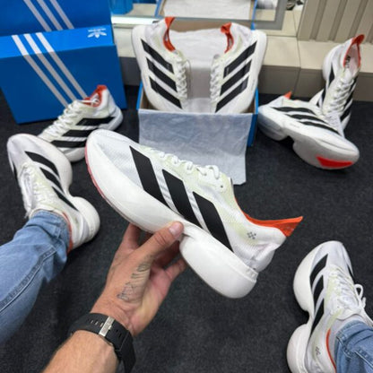 Adizero Evo Pro Branco Preto Laranja