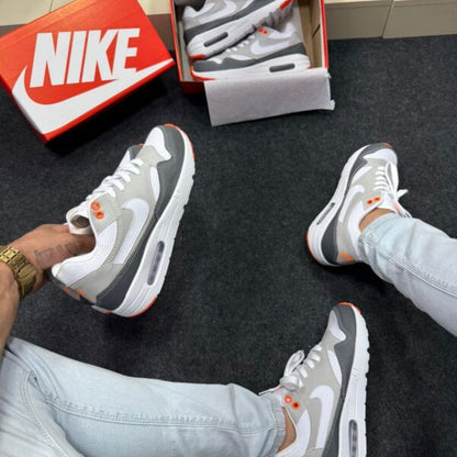 Nike Air Max 90 Cinza Branco