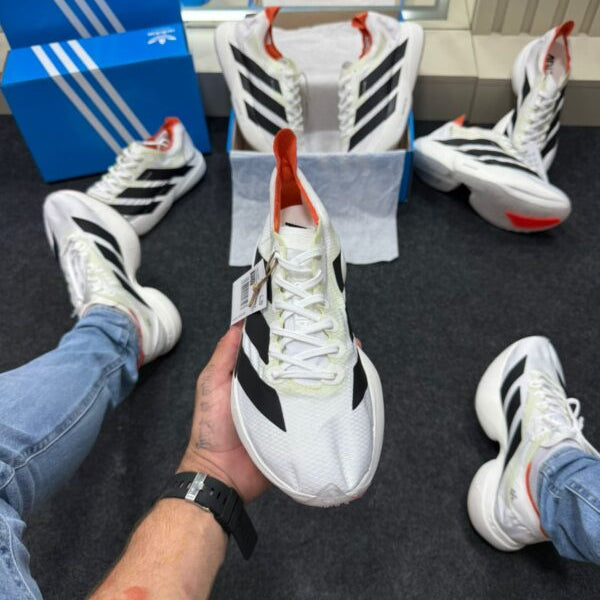 Adizero Evo Pro Branco Preto Laranja